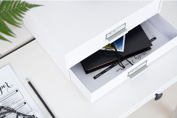 Cassetto portadocumenti bianco a 2 livelli , 33 x 22,5 cm Birger - Bigso Box of Sweden