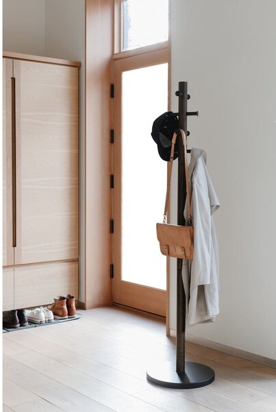 Appendino in legno nero in gomma naturale Pillar - Umbra