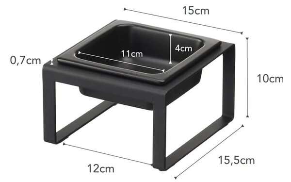 Ciotola in ceramica con base per animali domestici Tower - YAMAZAKI