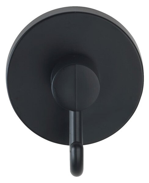 Set di 2 ganci da parete neri per asciugamano ® Pavia Vacuum-Loc - Wenko