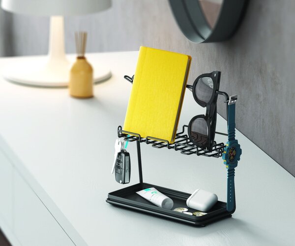 Organizzatore per ufficio nero My Pocket - Metaltex