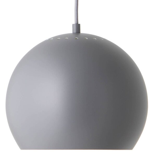 FRANDSEN Ball sospensione, Ø 25cm, grigio satinato