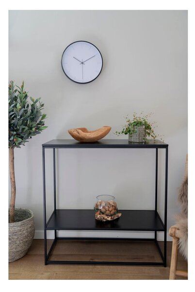 Consolle nera con piano nero 80x36 cm Vita - House Nordic