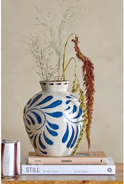 Vaso in gres crema (altezza 24 cm) Heikki - Bloomingville