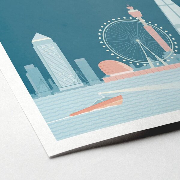 Poster 30x40 cm London – Travelposter