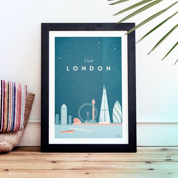 Poster 30x40 cm London – Travelposter