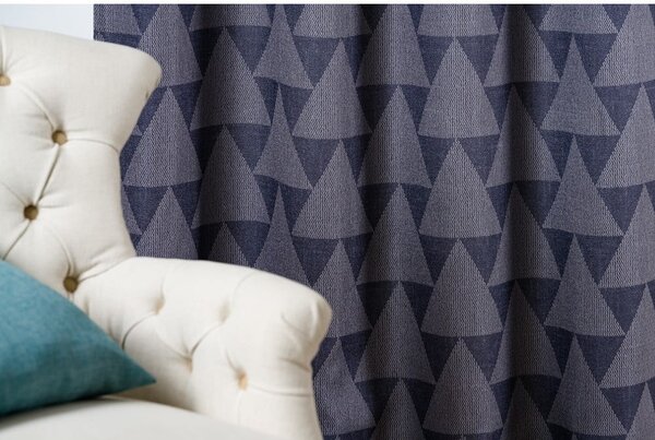 Tenda blu-grigio 130x260 cm Zatapa - Mendola Fabrics