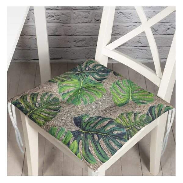 Cuscino per sedia in foglie di banano verde, 40 x 40 cm - Minimalist Cushion Covers
