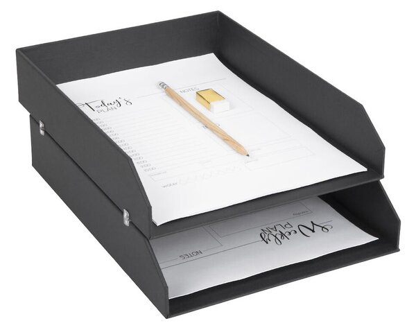Organizer in cartone per documenti in set da 2 Hakan - Bigso Box of Sweden