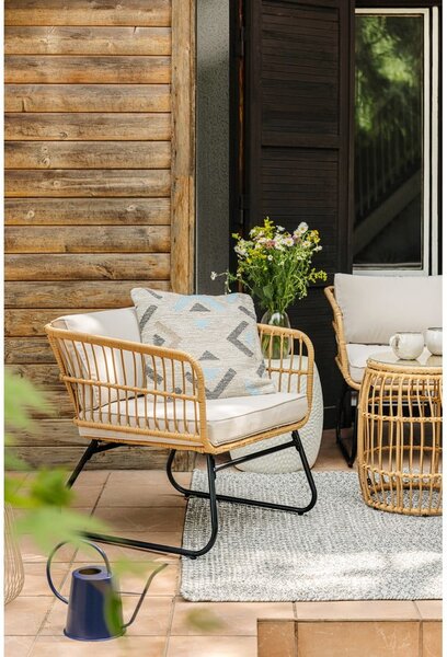 Tavolo da giardino rotondo in rattan artificiale ø 47 cm Vistdal - Bonami Essentials