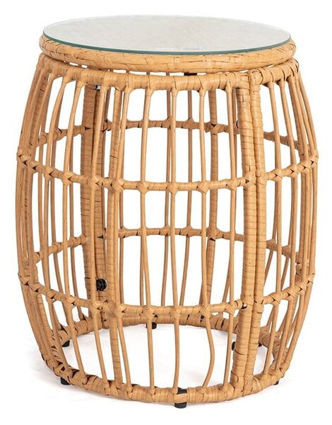 Tavolo da giardino rotondo in rattan artificiale ø 47 cm Vistdal - Bonami Essentials