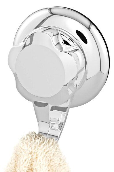 Set di ganci senza foratura argentati in plastica 4 pz Bestlock – Compactor