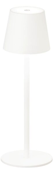 Lampada da tavolo dimmerabile a LED bianchi con sensore di movimento e paralume in metallo (altezza 38 cm) Tropea - Fischer & Honsel