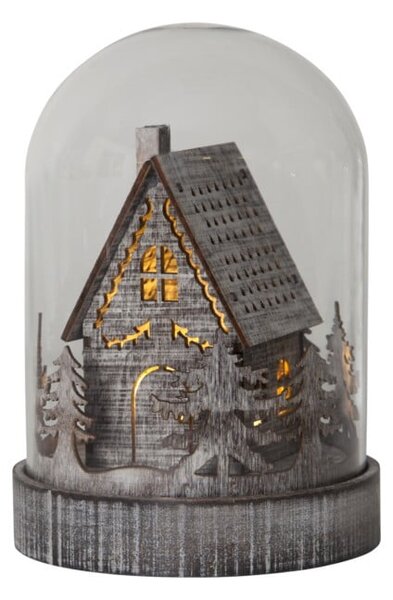 Decorazione luminosa marrone con motivo natalizio ø 12,5 cm Kupol - Star Trading