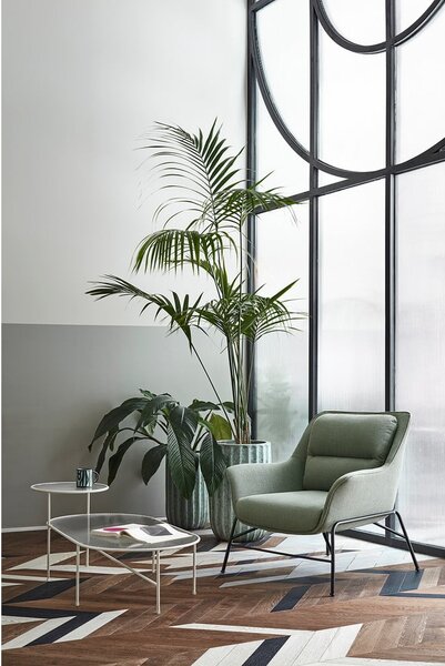 Poltrona grigio-verde Sadira - Teulat