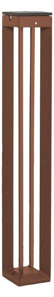 Les Jardins Lampada LED solare Borne a sensore, 90 cm, corten Borne, dimmerabile, Marrone / Ruggine, Alluminio, Design, Lampade solari