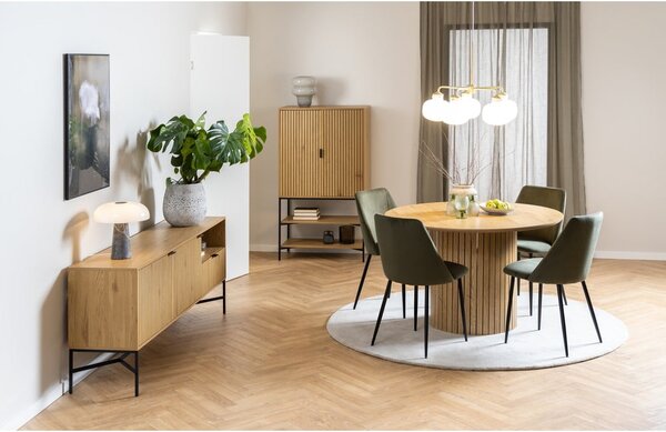 Mobile in rovere decorato in colore naturale 80x140 cm Jaipur - Actona