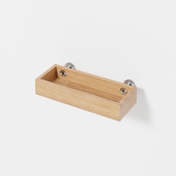 Mensola da bagno a parete in legno di quercia Yoku - Wireworks