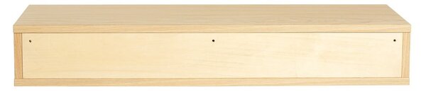 Comodino in rovere con ripiani in colore naturale Farsta - Woodman