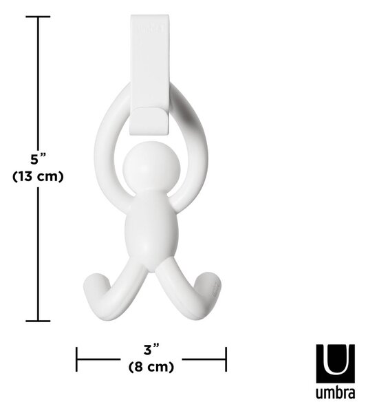 Ganci per appendere in plastica in set da 2 Buddy - Umbra