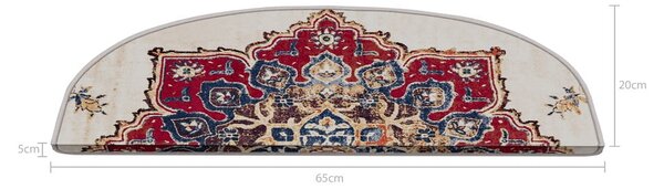 Gradini per scale in set da 16 pezzi 20x65 cm Floral Path - Vitaus