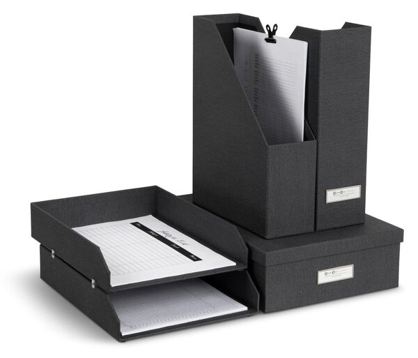 Organizzatori di documenti in cartone in set da 5 Holger - Bigso Box of Sweden