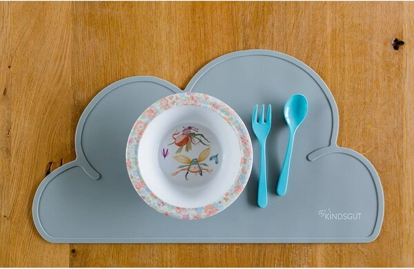 Tovaglietta in silicone grigio scuro Cloud, 49 x 27 cm - Kindsgut