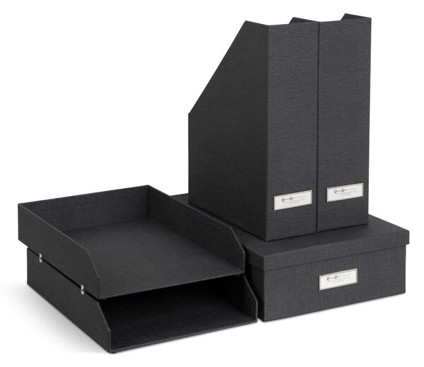 Organizzatori di documenti in cartone in set da 5 Holger - Bigso Box of Sweden