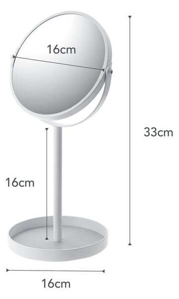 Specchio cosmetico ø 17,5 cm Tower - YAMAZAKI