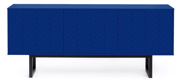 Cassettiera blu , 175 x 75 cm Camden Herringbone - Woodman