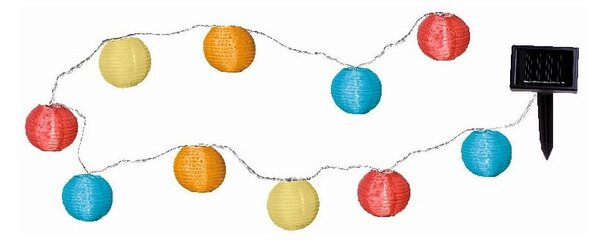 Catena luminosa a LED solare adatta all'esterno, lunghezza 2,7 m Festival - Star Trading
