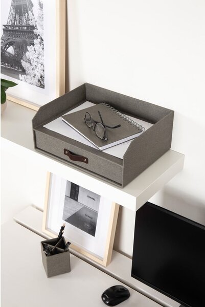 Organizzatore di documenti in cartone con cassetto Walter - Bigso Box of Sweden