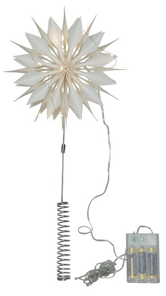 Decorazione luminosa bianca con motivo natalizio Flinga - Star Trading