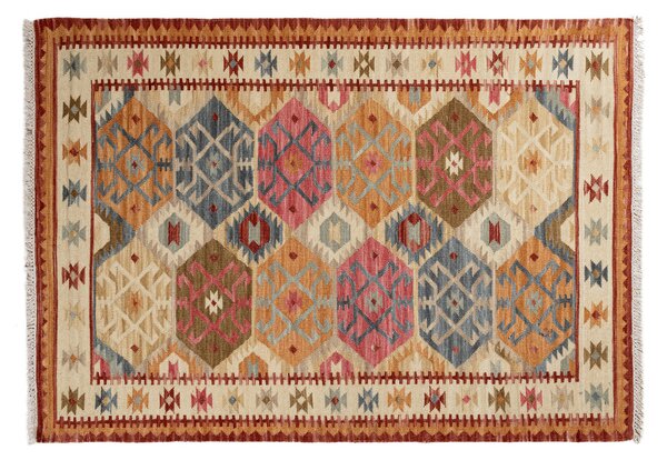Tappeto rettangolare berbero multicolore 160 x 230 cm MOHA