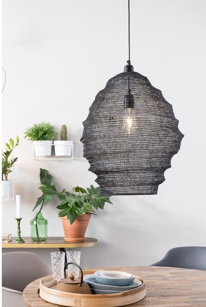 Apparecchio a sospensione nero , ø 48 cm Lena - White Label