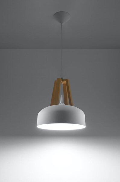Apparecchio a sospensione bianco Olla - Sollux