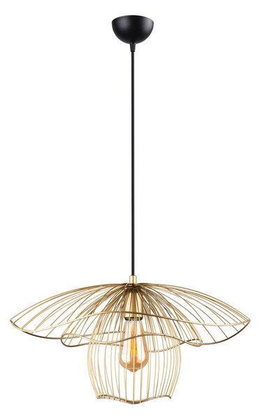 Lampada a sospensione di colore oro , altezza 123 cm Root - Squid Lighting