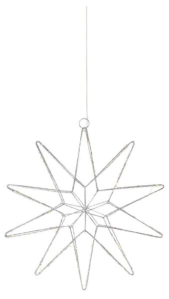 Decorazione luminosa con motivo natalizio in argento ø 31 cm Gleam - Markslöjd