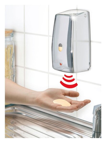 Dosatore di sapone liquido per luce infrarossa in cromo Treviso - Wenko