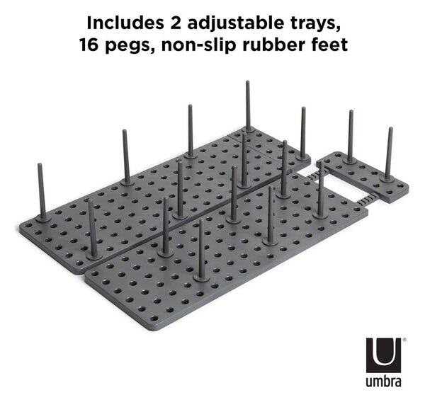 Rastrelliere per coperchi e teglie 2 pz. Peggy - Umbra
