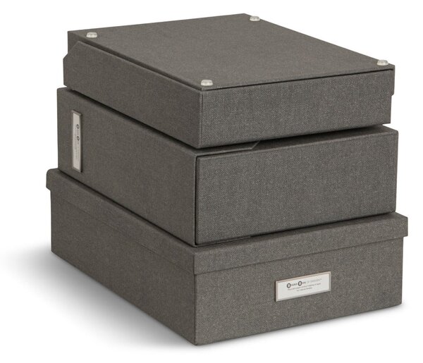 Organizzatori di documenti in cartone in set da 5 Holger - Bigso Box of Sweden