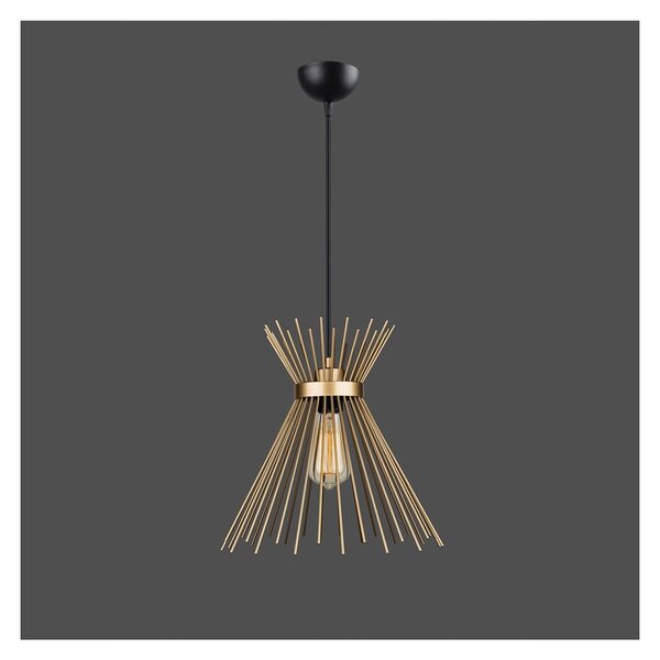 Lampada a sospensione in metallo color oro Izmir - Squid Lighting