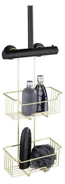 Mensola da bagno sospesa in acciaio inox color oro Milo - Wenko