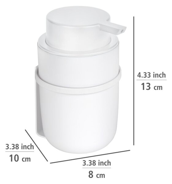 Dispenser di sapone in plastica autoportante bianco da 0,25 l Carpino - Wenko