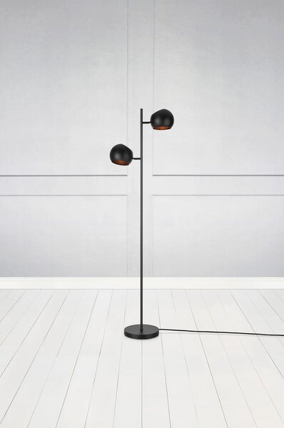 Lampada da terra nera Edgar - Markslöjd