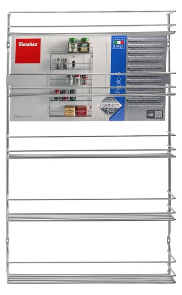 Organizer per spezie da parete in acciaio Pepito – Metaltex
