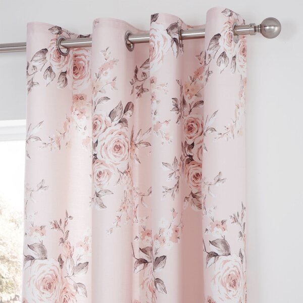 Tende in set rosa 2 pz 168x183 cm Canterbury – Catherine Lansfield