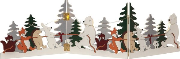 Decorazione luminosa con motivo natalizio Forest Friends - Star Trading