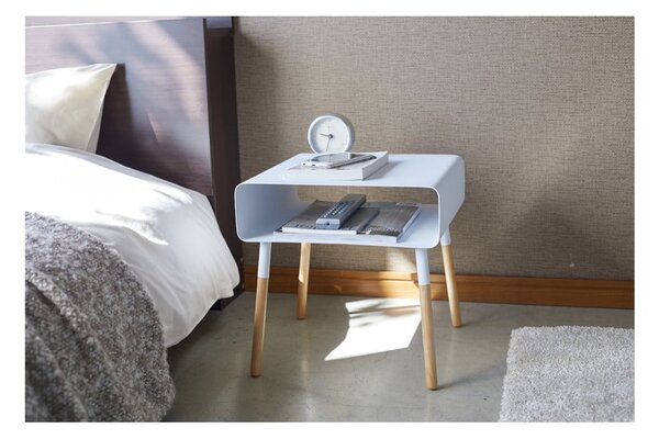 Tavolino bianco, altezza 35 cm Plain - YAMAZAKI