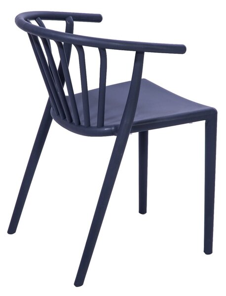 Sedia da giardino blu Capri - Bonami Essentials